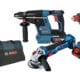 סט 3 כלים GWS 18V-10,GDX 18V-200C,GBH 18V-26F + תיק