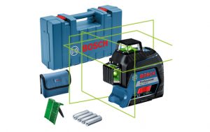 פלס לייזר צלב ירוק בוש BOSCH GLL 3-80G