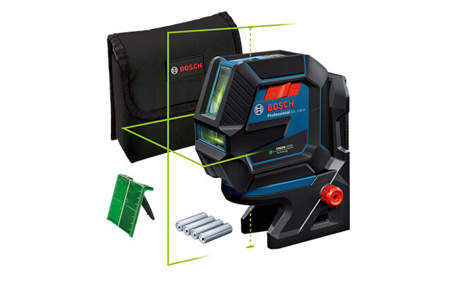 פלס לייזר צלב ירוק בוש BOSCH GCL 2-50G